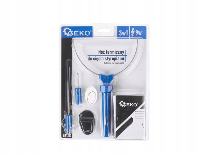 NOZ TERMICZNY DO CIECIA STYROPIANU 3W1 G81212