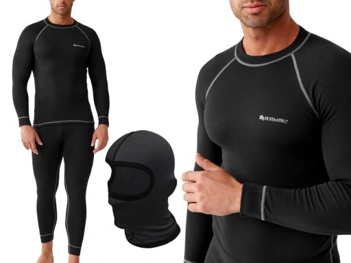 CIEPŁA BIELIZNA TERMOAKTYWNA NA NARTY+GRATIS L