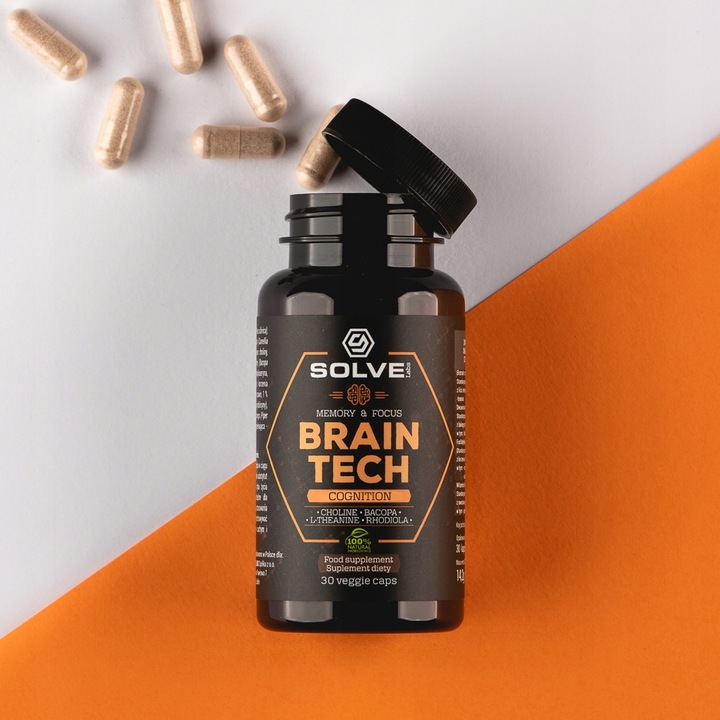Brain Tech 60 Nootropic PAMIĘĆ KONCENTRACJA
