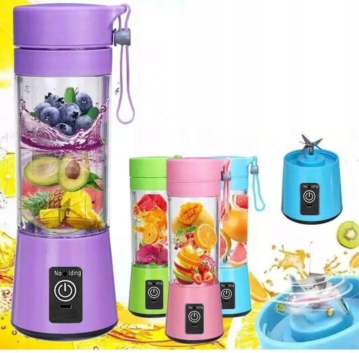 BLENDER MIKSER TURYSTYCZNY USB AKUMULATOR 380ML 34 PREZENT BEZPRZEWODOWY