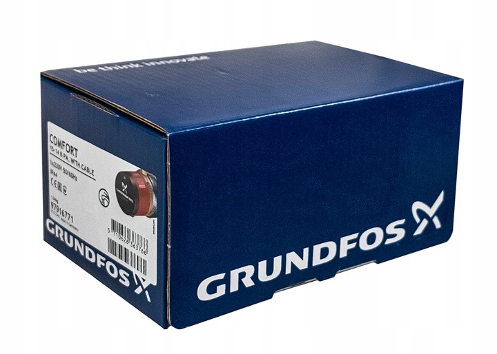 POMPA CYRKULACYJNA OBIEGOWA CW ENERGOOSZCZĘDNA GRUNDFOS COMFORT 15-14 B PM
