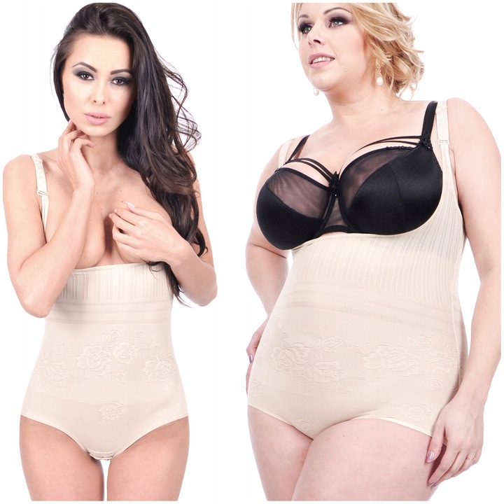 Orirose BODY mocno WYSZCZUPLAJĄCE brzuch MODELUJĄCE talię pośladki SIZE+
