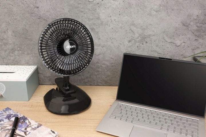 WENTYLATOR BIURKOWY WIATRAK Z KLIPSEM ELDOM WG20 Mocny