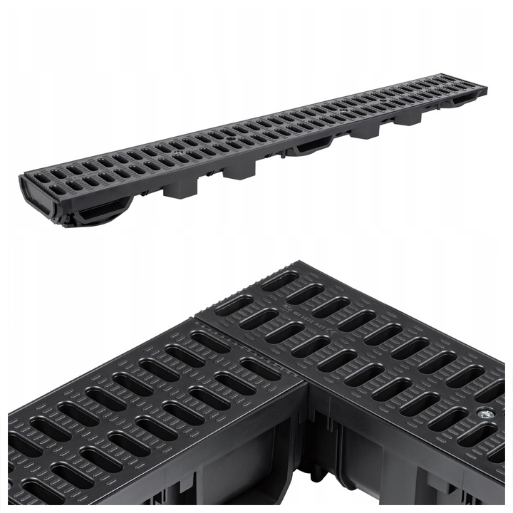 ODWODNIENIE LINIOWE GARAŻU KORYTKO A15 1,5 TONY RUSZT TWORZYWO H55