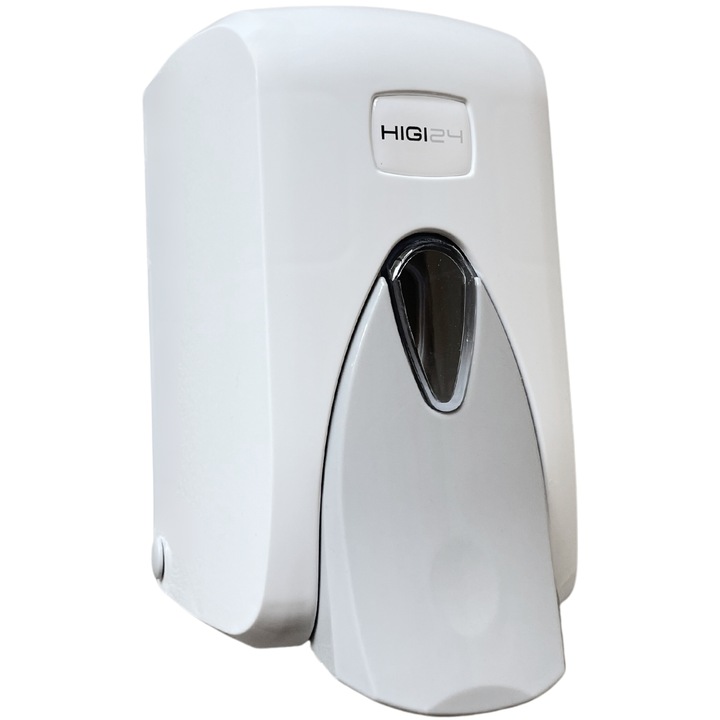 Dozownik Podajnik Dyspenser mydła w płynie 500 ml Naścienny Biały ATEST PZH