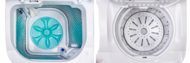 Mała Pralka z Wirówką 5kg + 2kg Turystyczna Domowa Przenośna Lekka