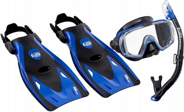 ZESTAW TUSA VISIO MASKA FAJKA PŁETWY M 36-42 TORBA