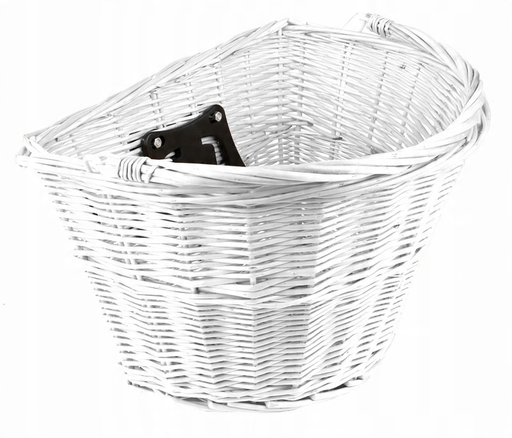 KOSZ NA ROWER WIKLINOWY CLICK KLIK KOSZYK BIAŁY