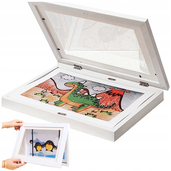 Ramka otwierana artystyczna A4 na rysunki zdjęcia obrazki prezenty