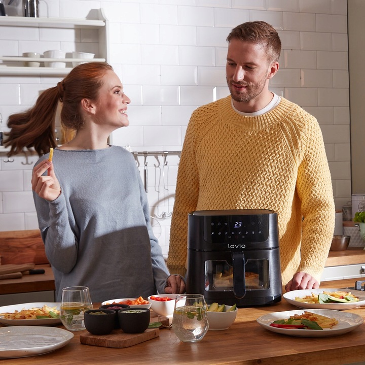 Frytkownica Beztłuszczowa Air Fryer Frytownica piekarnik Smart Tuya 6L