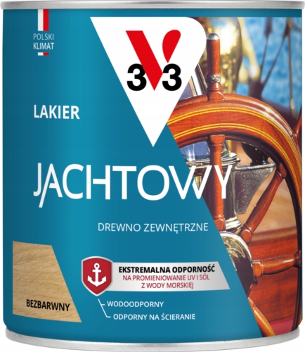 V33 LAKIER JACHTOWY BEZBARWNY 0.75L