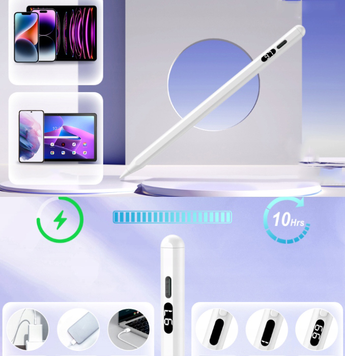 MAGNETYCZNY RYSK APPLE OŁÓWEK RYSK DOTYKOWY IPAD/IPHONE/ANDROID/IOS