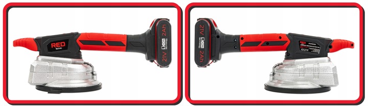 PRZYSSAWKA WIBRACYJNA DO PŁYTEK 100KG WIBRATOR DO POZIOMOWANIA 2x2AH