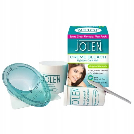 JOLEN ROZJAŚNIACZ DO WŁOSKÓW WŁOSÓW NA TWARZY BRWI CIELE RĘKACH WĄSIKA