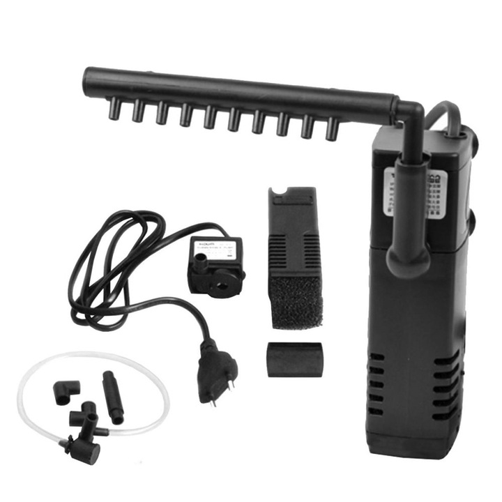 FILTR DO AKWARIUM WEWNĘTRZNY Z DESZCZOWNICĄ ZBIORNIK 50-120L WYDAJNY