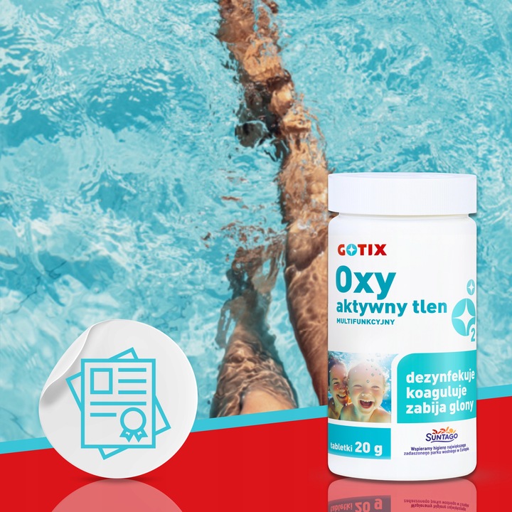 Aktywny Tlen do Basenu Jacuzzi Tabletki Chemia Basenowa Zamiast Chloru