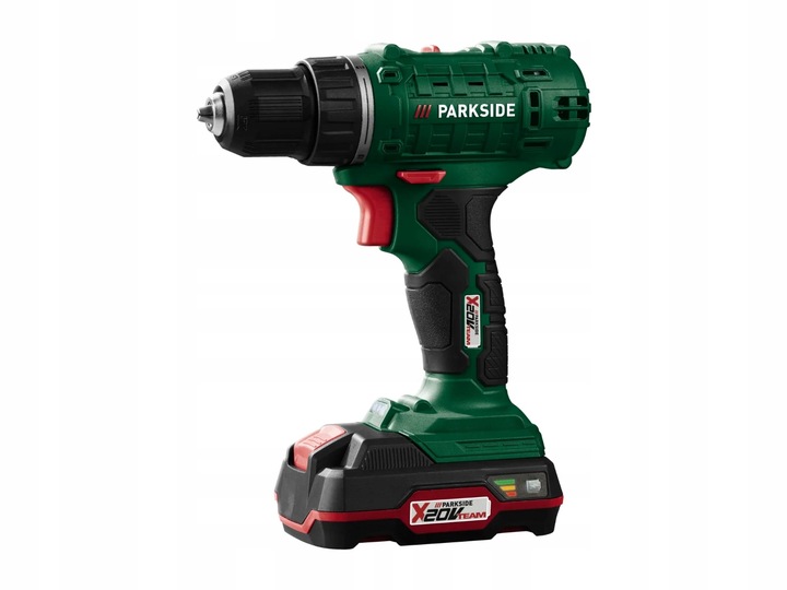 PARKSIDE Akumulatorowa Wiertarkowkrętarka PBSSA 20-Li A1, 20 V z AKU +