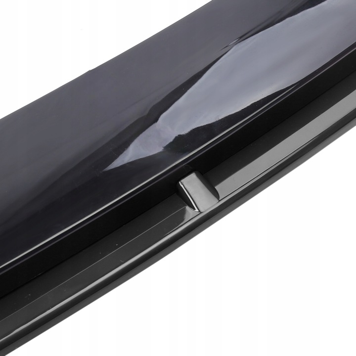 UNIWERSALNA REGULOWANA DOKŁADKA PRZEDNIEGO ZDERZAKA SPLITTER CZARNA