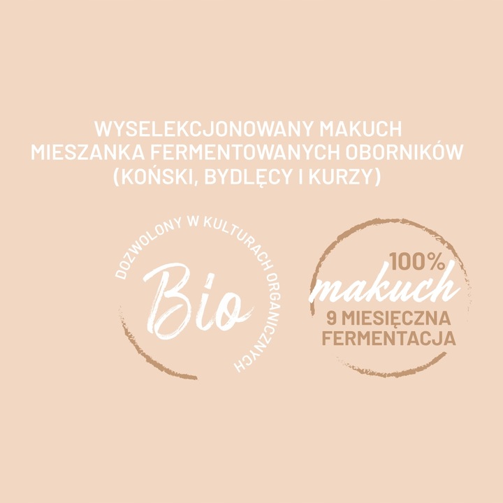 Obornik granulowany bydlęcy koński kurzy 25 kg BIO