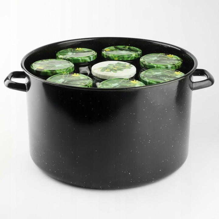 Powidlak emaliowany 15L garnek do pasteryzacji słoików wekowania 32cm