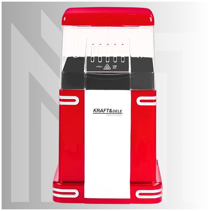 MASZYNA DO POPCORNU DOMOWA URZĄDZENIE MASZYNKA MINI BEZTŁUSZCZOWA