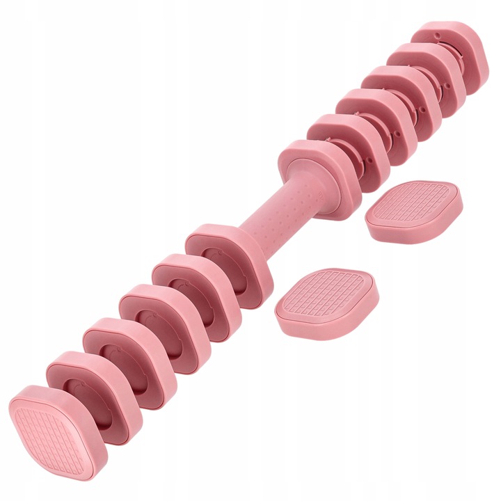 HANTELKI HANTLE CIĘŻARKI REWGULOWANE 4w1 ZESTAW DO ĆWICZEŃ FITNESS 2x2,27kg