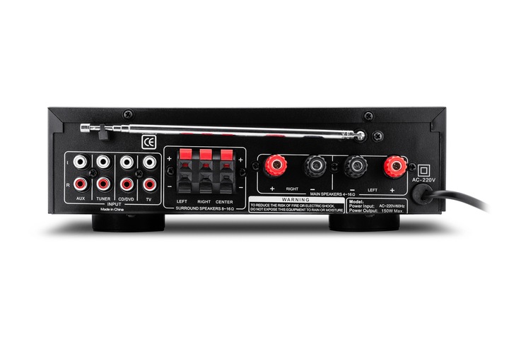 ZESTAW KOLUMN 1200W WZMACNIACZ BLUETOOTH KABLE 5K