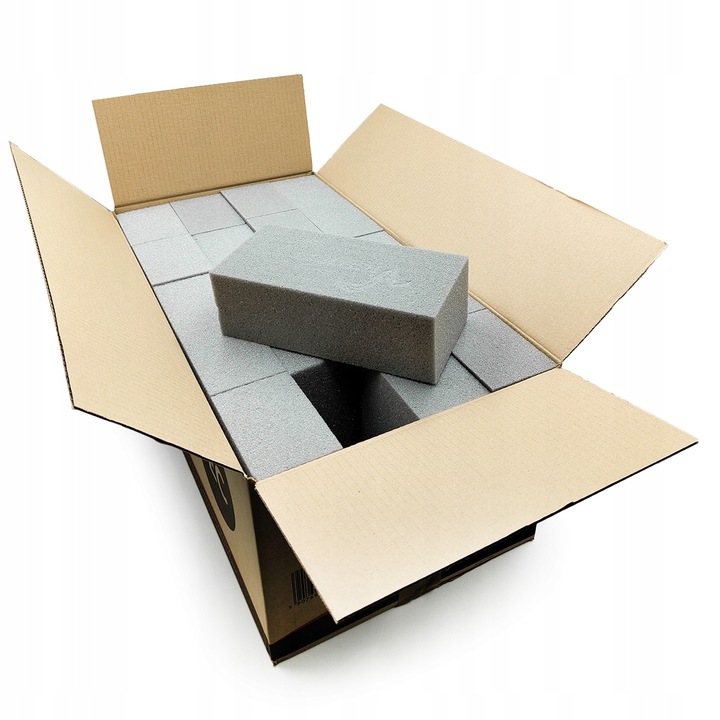 Gąbka Florystyczna sucha cegła kwiaty sztuczne