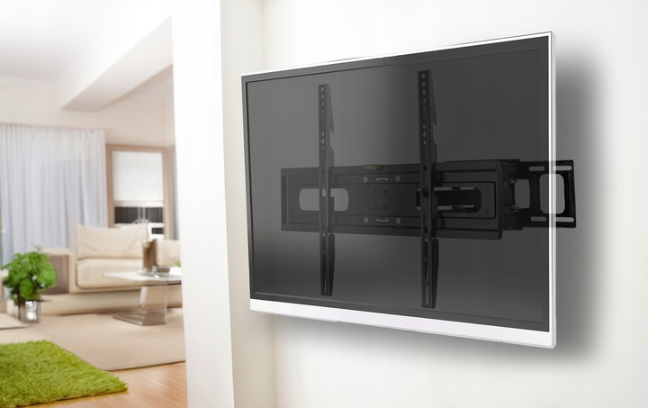 MOCNY UCHWYT do TELEWIZORA LCD LED WIESZAK TV ŚCIENNY OBROTOWY 32-85