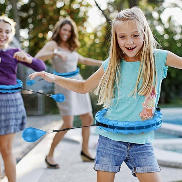 HULA HOP Z OBCIĄŻENIEM ODCHUDZAJĄCE OBCIĄZNIKIEM I WYPUSTKAMI SMART HULAHOP