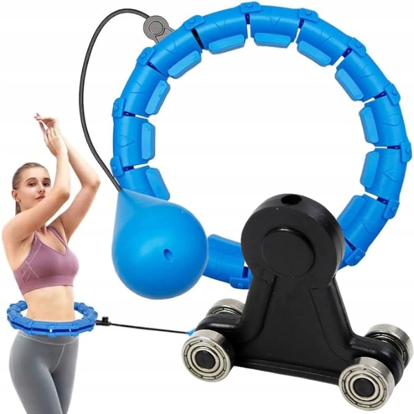 HULA HOP Z OBCIĄŻENIEM ODCHUDZAJĄCE OBCIĄZNIKIEM I WYPUSTKAMI SMART HULAHOP