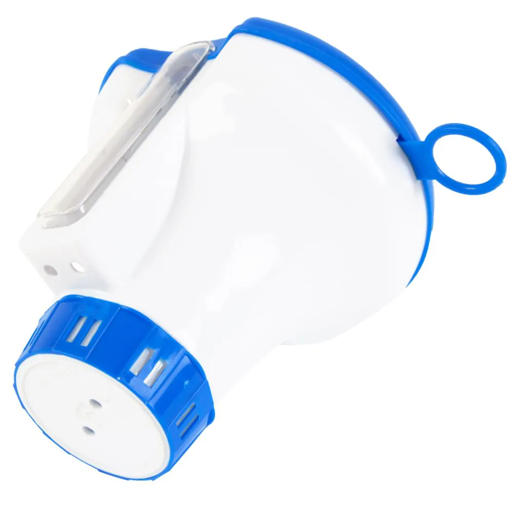 DOZOWNIK DO CHEMI BASENOWEJ CHLORU KOSZYK PŁYWAK NA CHEMIĘ Z TERMOMETREM