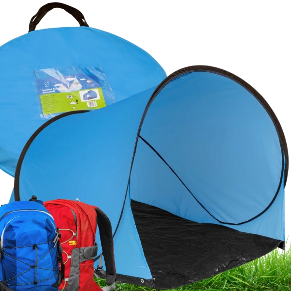 AUTOMATYCZNIE ROZKŁADANY NAMIOT KEMPINGOWY PLAŻOWY 2-3 OSOBY TORBA POP-UP