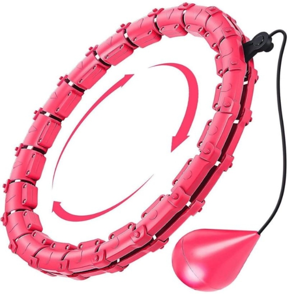 HULA HOP Z OBCIĄŻENIEM I FUNKCJA MASAŻU ODCHUDZAJĄCE Z ŁOŻYSKIEM SMART FIT