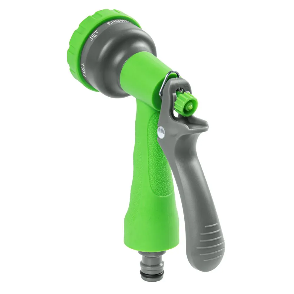 MOCNY PISTOLET ZRASZACZ OGRODOWY WĄŻ DO PODLEWANIA 7 FUNKCJI BLOKADA JAKOŚĆ