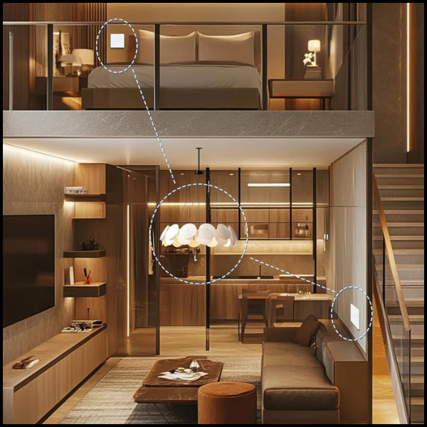 POJEDYNCZY BIAŁY DOTYKOWY WŁĄCZNIK WYŁĄCZNIK ŚWIATŁA SZKLANY SZKŁO Ø60MM