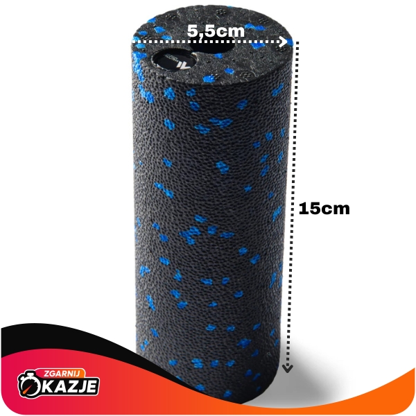 ROLLER 5,5X15CM WAŁEK DO MASAŻU PLECÓW CIAŁA STÓP NÓG  WYPUSTKI REGENERACJA