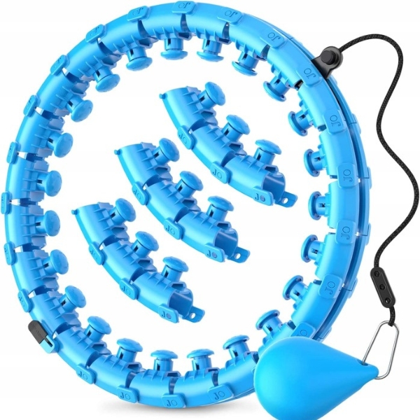 HULA HOP Z OBCIĄŻENIEM I FUNKCJA MASAŻU ODCHUDZAJĄCE Z WYPUSTKAMI SMART FIT