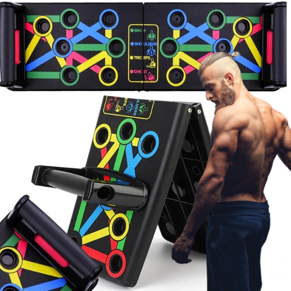 WIELOFUNKCYJNA DESKA DO POMPEK, DESKA PUSH-UP DESKA DO ĆWICZEŃ Z UCHWYTAMI