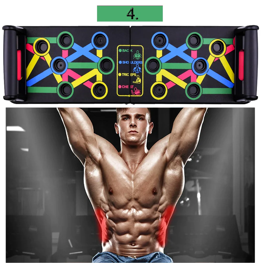 WIELOFUNKCYJNA DESKA DO POMPEK, DESKA PUSH-UP DESKA DO ĆWICZEŃ Z UCHWYTAMI