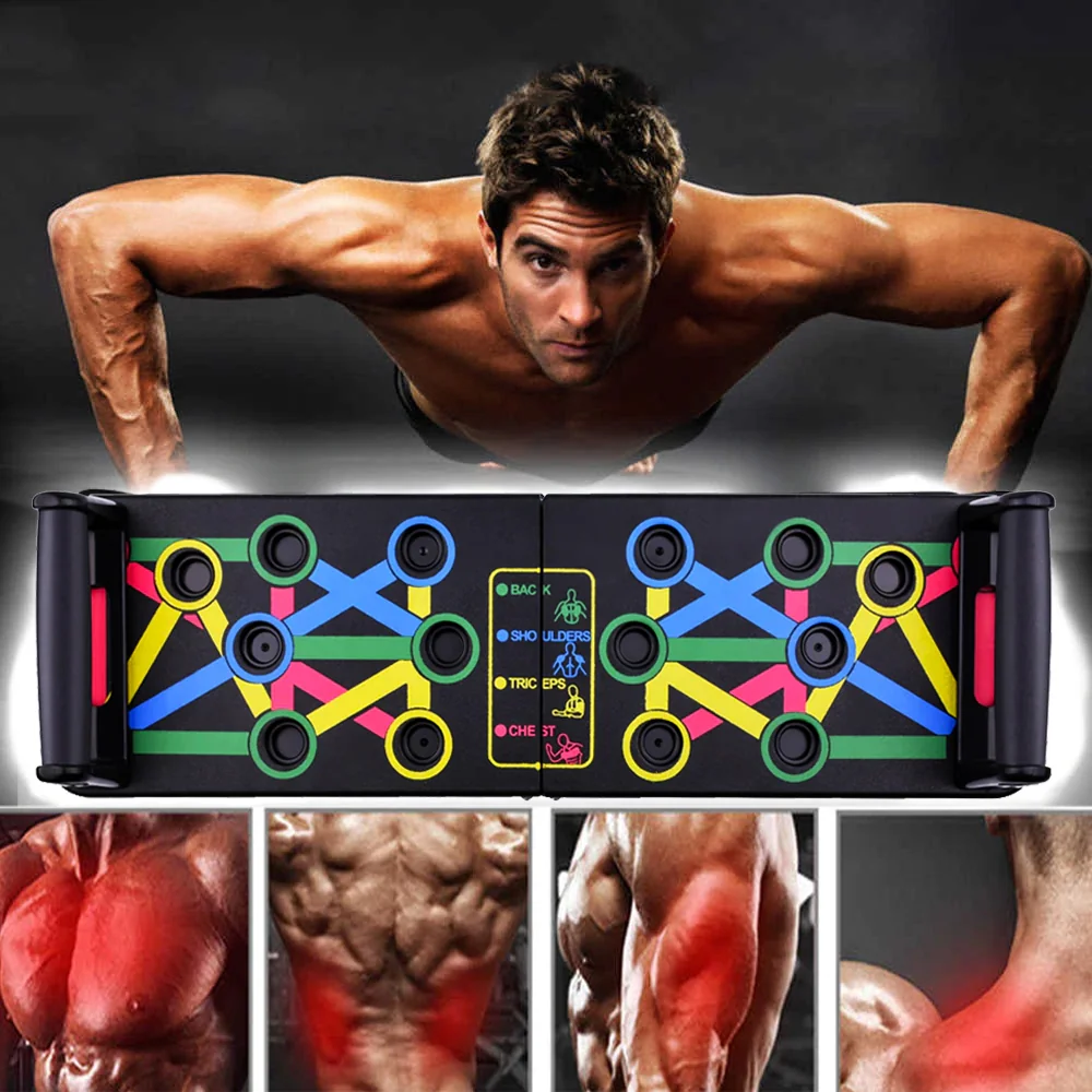 WIELOFUNKCYJNA DESKA DO POMPEK, DESKA PUSH-UP DESKA DO ĆWICZEŃ Z UCHWYTAMI