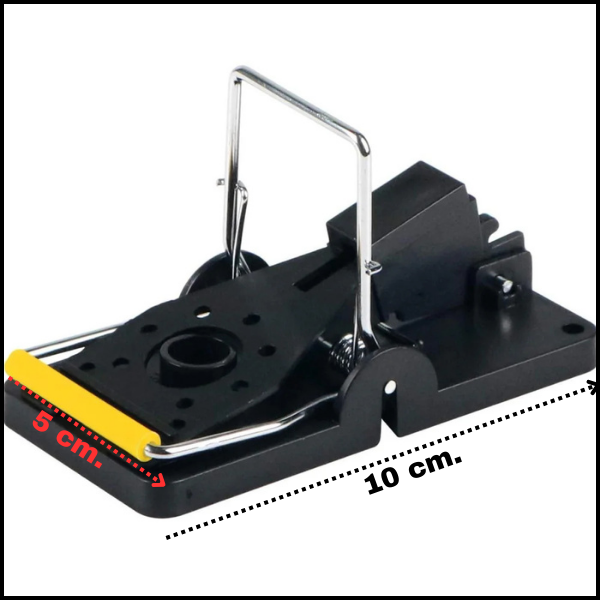 2XPUŁAPKA KLASYCZNA GILOTYNOWA NA SZCZURY MYSZ GRYZONIE PLASTIKOWA SPRĘŻYNA