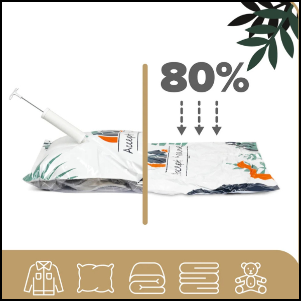 POMPKA RĘCZNA DO WORKÓW PRÓŻNIOWYCH WYSYSANIA POWIETRZA LEKKA WYDAJNA XXL