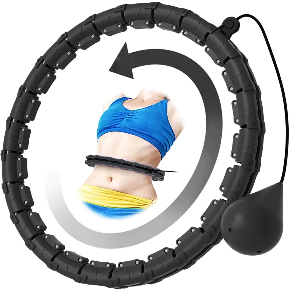 HULA HOP Z OBCIĄŻENIEM ODCHUDZAJĄCE OBCIĄZNIKIEM I WYPUSTKAMI SMART HULAHOP