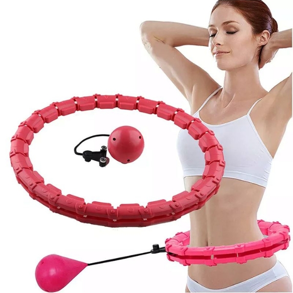 HULA HOP Z OBCIĄŻENIEM I FUNKCJA MASAŻU ODCHUDZAJĄCE Z ŁOŻYSKIEM SMART FIT
