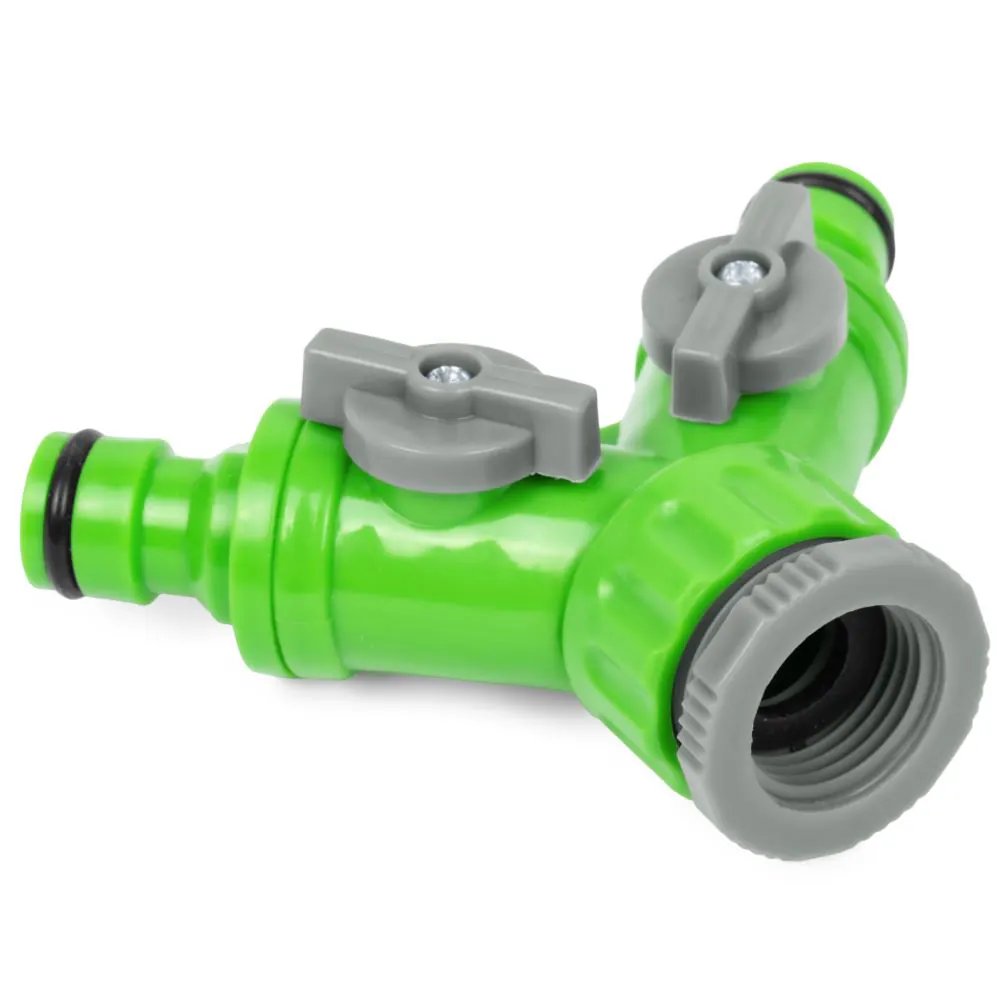 ROZDZIELACZ NA KRAN Z ZAWOREM 3/4" ADAPTER 1/2" REDUKCJA DWÓJNIK PRZEYŁĄCZE