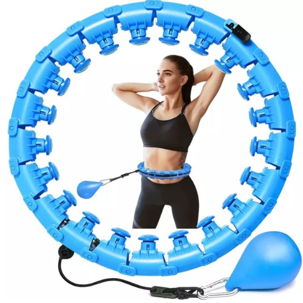 HULA HOP Z OBCIĄŻENIEM I FUNKCJA MASAŻU ODCHUDZAJĄCE Z WYPUSTKAMI SMART FIT