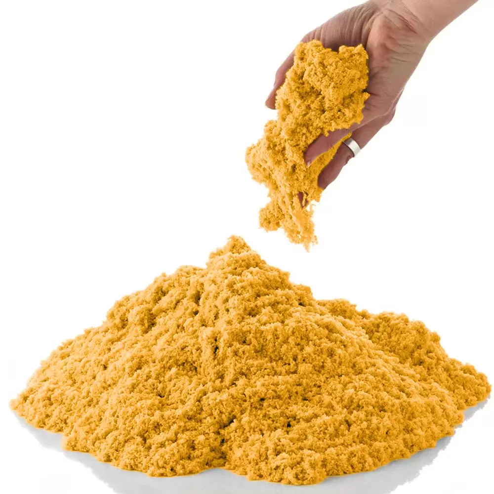 DUŻY POMARAŃCZOW PIASEK KINETYCZNY 3KG+BASEN FOREMKI PIASKOWNICA DLA DZIECI