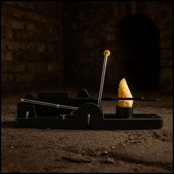 2XPUŁAPKA KLASYCZNA GILOTYNOWA NA SZCZURY MYSZ GRYZONIE PLASTIKOWA SPRĘŻYNA