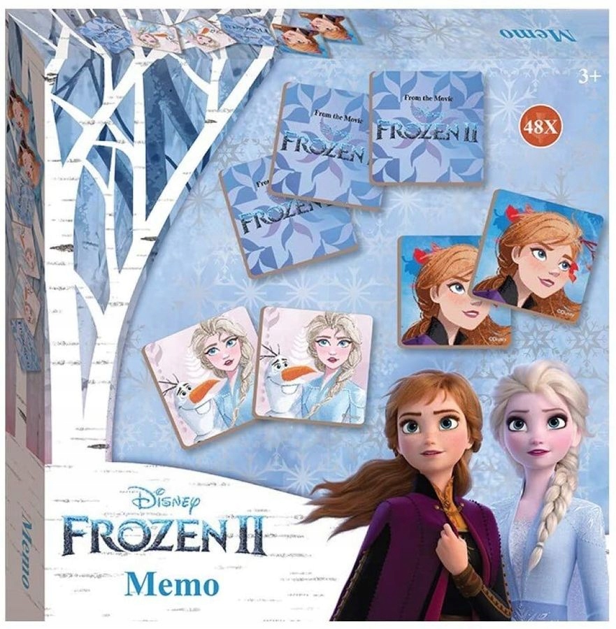 FROZEN KRAINA LODU MEMORY MEMO 48 KARTY